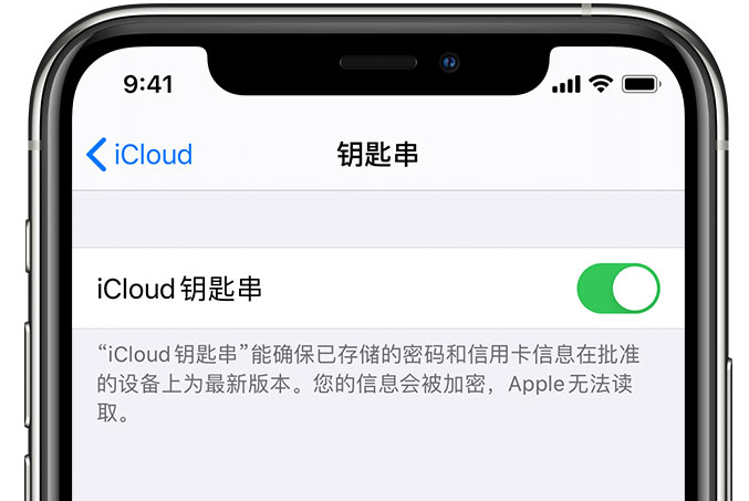 靖州苹果手机维修分享在 iPhone 上开启 iCloud 钥匙串之后会储存哪些信息 