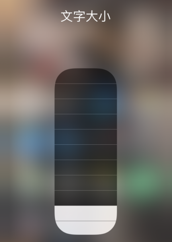 靖州苹果手机维修分享小技巧：在 iPhone 控制中心快速调节字体大小 
